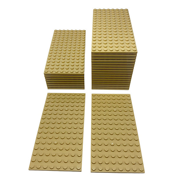 LEGO® Bauplatte 8x16 Beige - 10 Stück - Plate 92438 NEU