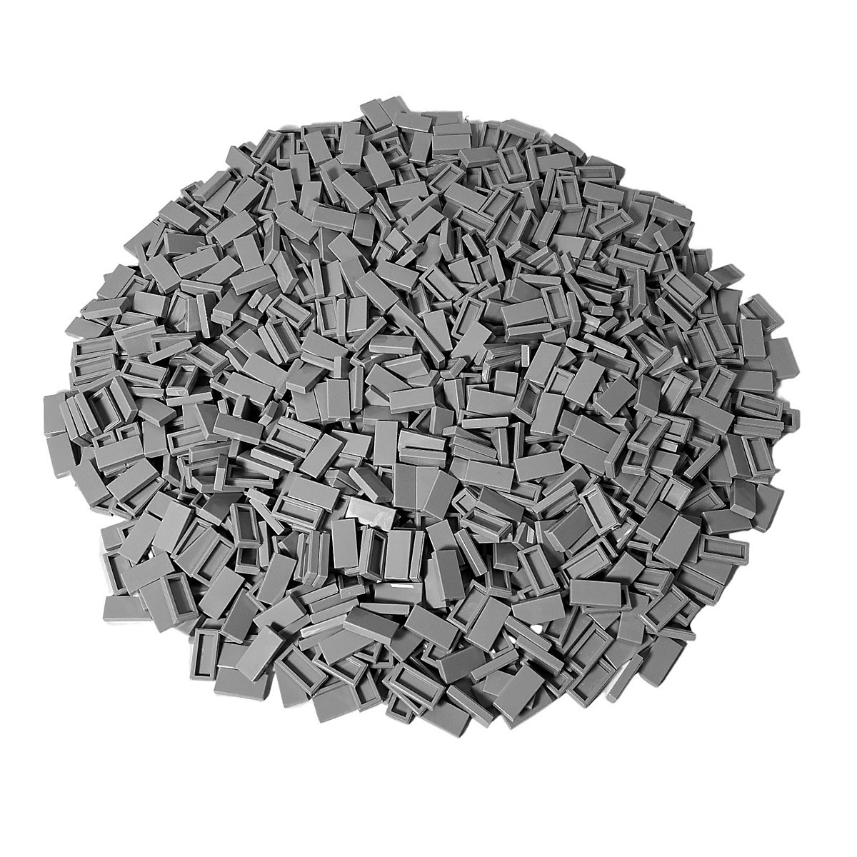 LEGO® 1x2 Fliesen Hellgrau 250 Stück Light bluish grey tile 3069b
