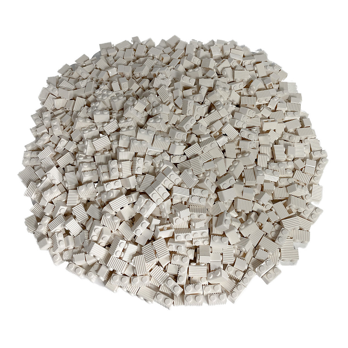 LEGO® 1x2 Riffelsteine Weiß 500 Stück White bricks 2877