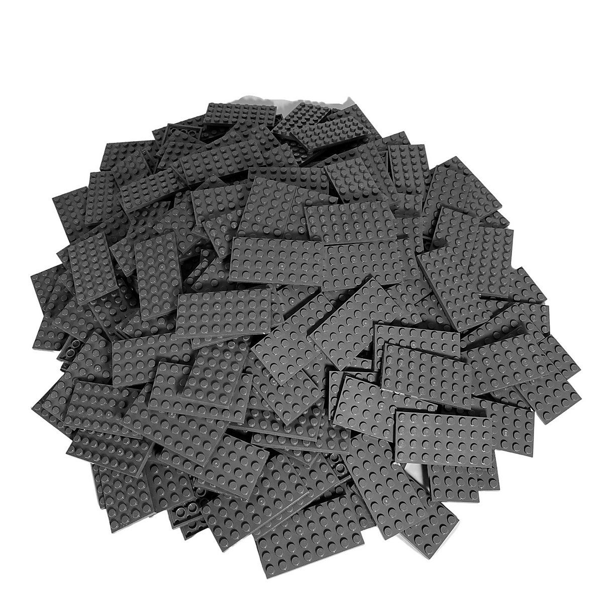 LEGO® 4x8 Bauplatten Dunkelgrau Platten Beidseitig bebaubar 3035 Menge 100x
