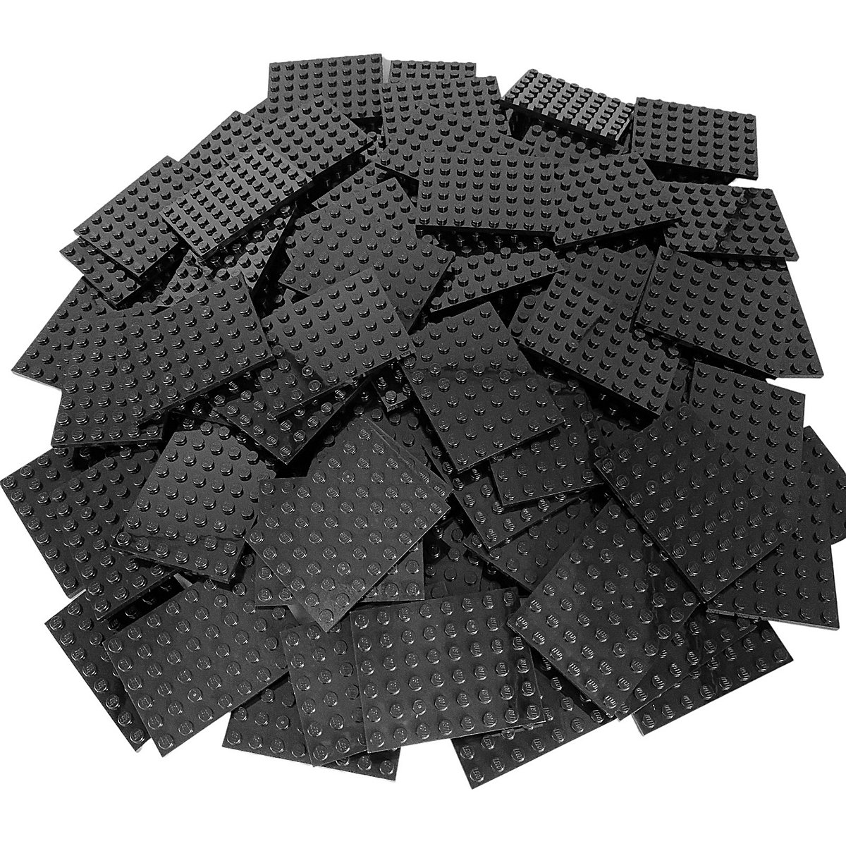 LEGO® 6x8 Platten Schwarz 100 Stück Black plate 3036