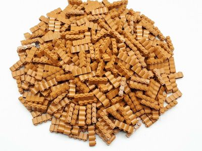 LEGO® 1x4 Wellensteine Nougat 250 Stück Nougat brick 30137