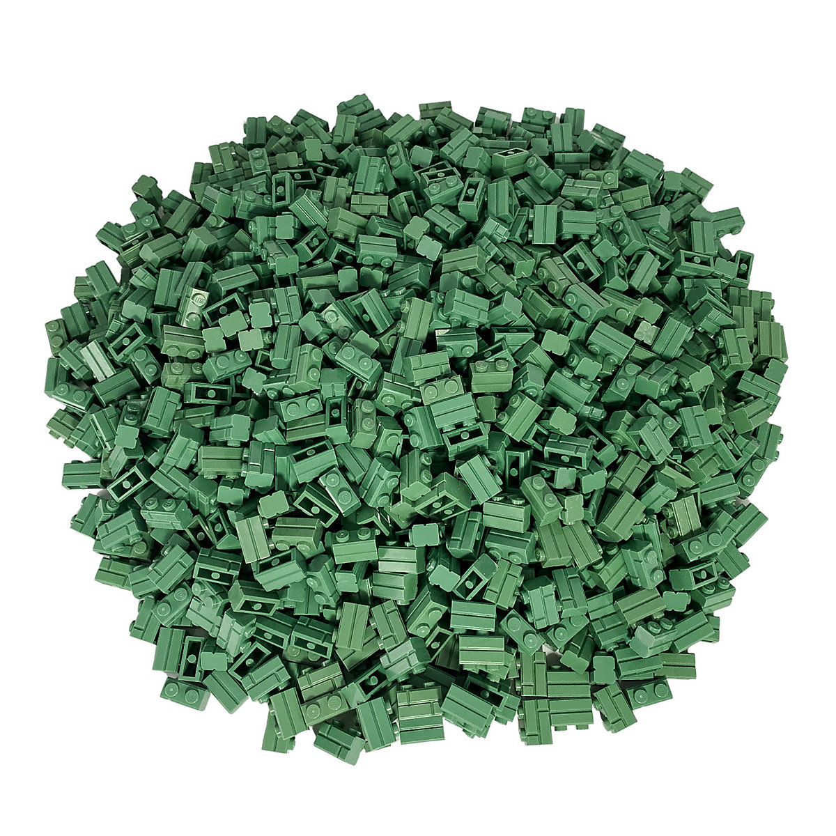 LEGO® 1x2 Mauersteine Sandgrün 250 Stück sand green bricks 98283