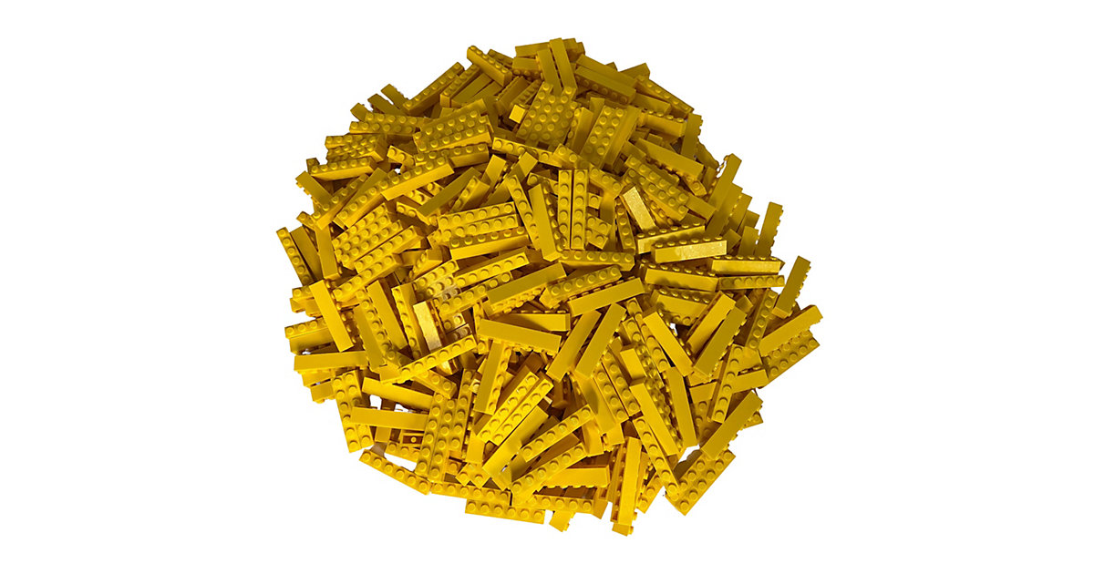 Spielzeug: Lego  1x6 Steine Gelb - 50 Stück - Yellow bricks 3009 gelb