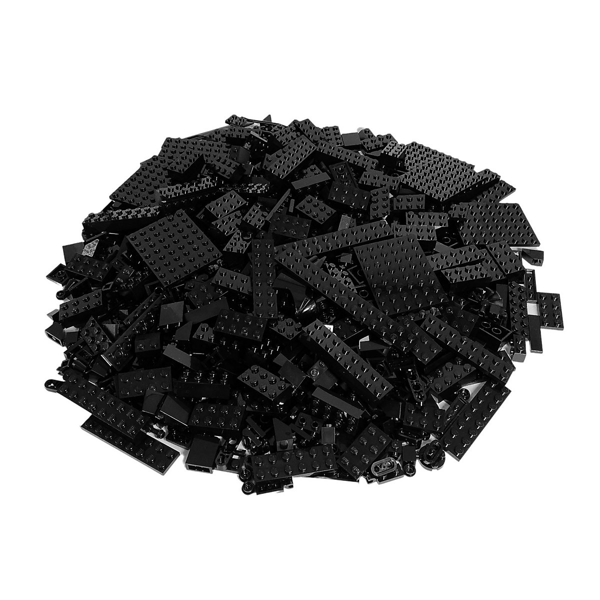 LEGO® Steine Schwarz gemischt 100 Stück Black bricks Mix NEU