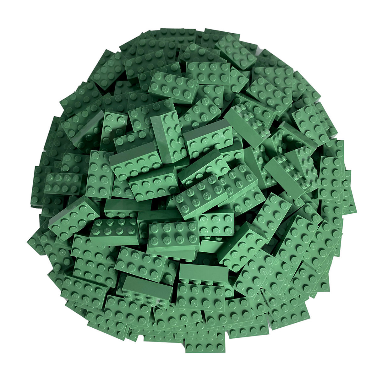 LEGO® 2x4 Steine sandgrün grün Classic Basic City 3001 Menge 500 Stueck