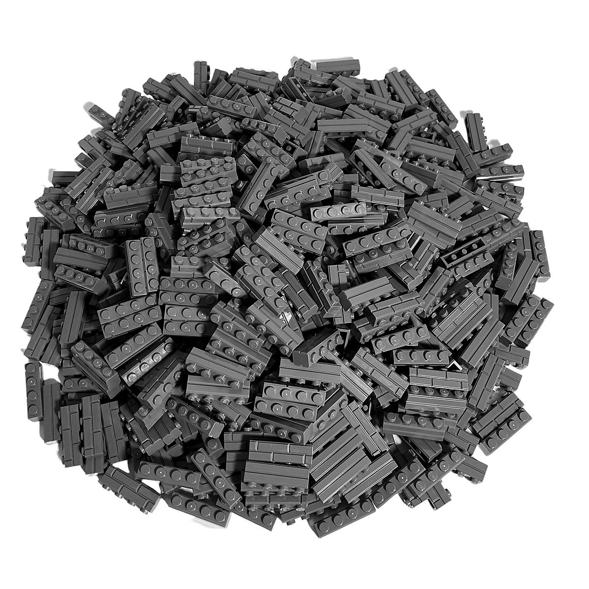 LEGO® 1x4 Mauersteine Dunkelgrau Burg Mauer Castle 15533 Stückzahl 250x