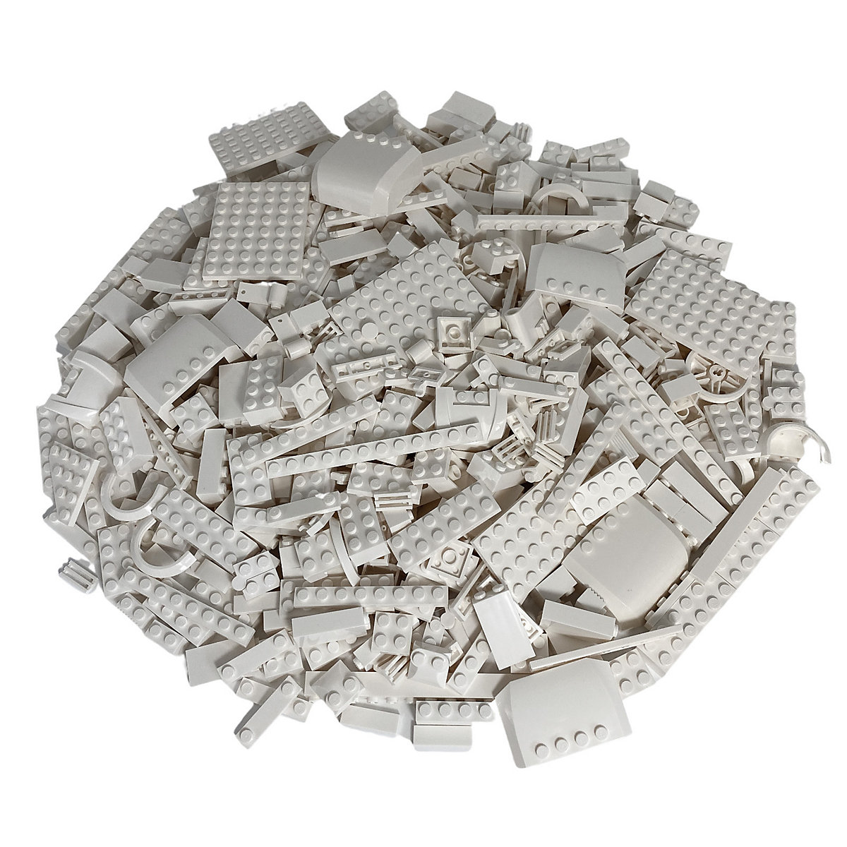 LEGO® Steine Weiss gemischt 500 Stück White bricks mix NEU