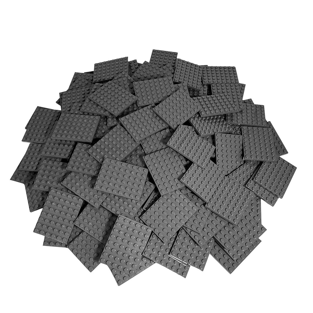 LEGO® 6x8 Platten Dunkelgrau 500 Stueck Dark bluish grey plate 3036