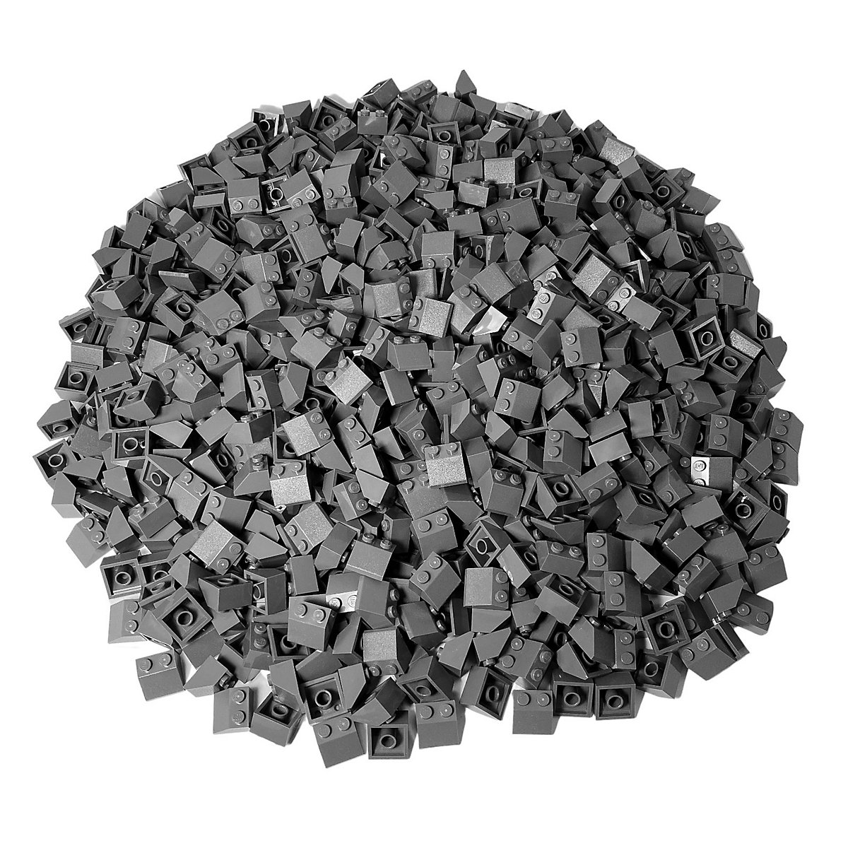 LEGO® 2x2 Dachsteine Dunkelgrau 100 Stück Slope 3039