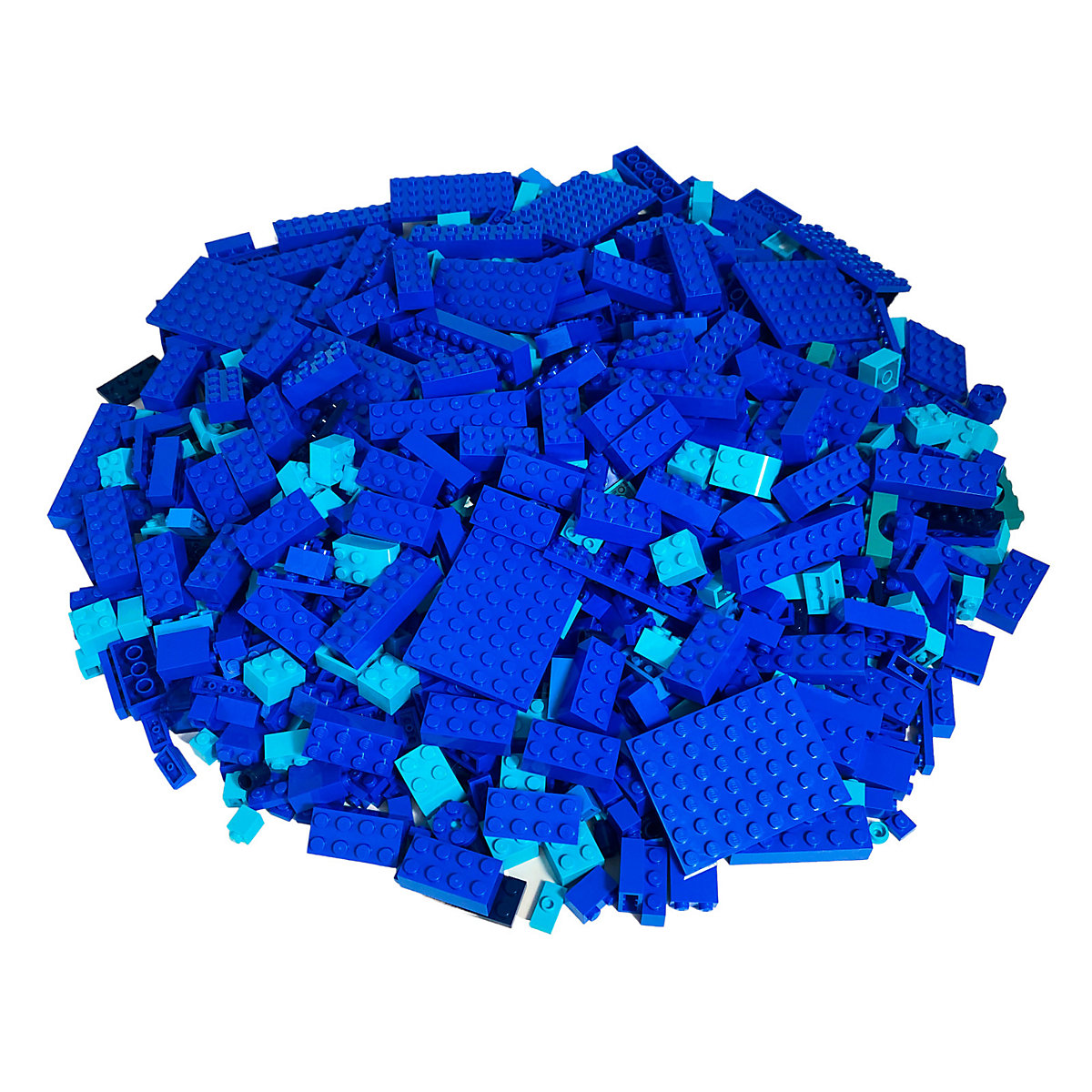 LEGO® Steine Blau gemischt 400 Stück Blue bricks mix NEU