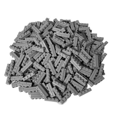 LEGO® 1x4 Mauersteine Hellgrau 500 Stück Light bluish grey brick 15533