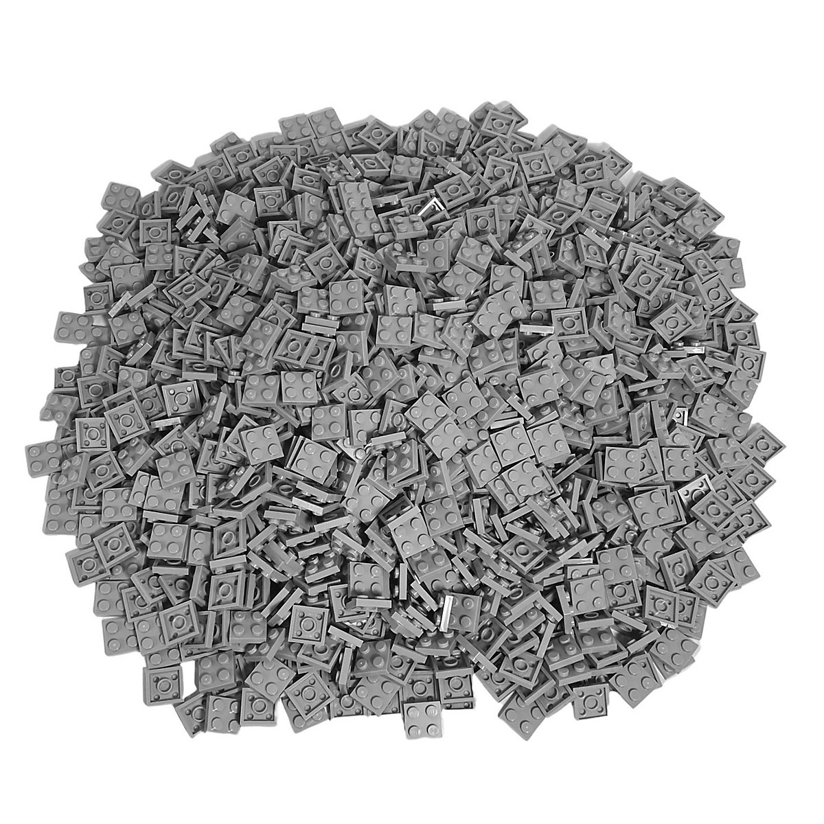 LEGO® 2x2 Platten Hellgrau 500 Stueck Light bluish grey plate 3022