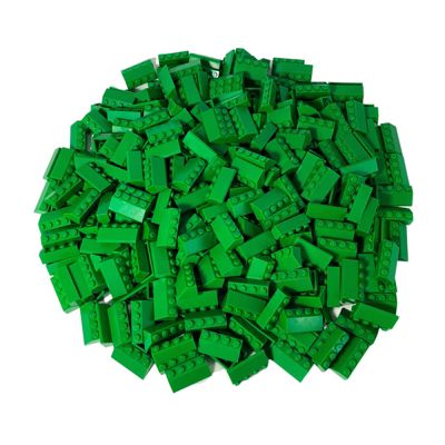 LEGO® 2x4 Dachsteine Gruen / 1000 Stueck / Green bricks 3037