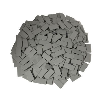LEGO® 2x4 Fliesen Hellgrau 1000 Stueck Light bluish grey 87079