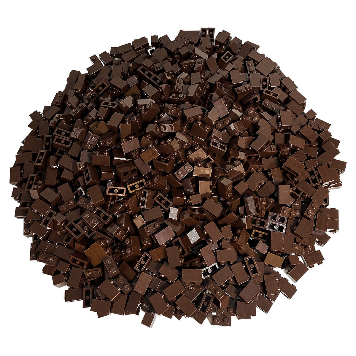 LEGO® 1x2 Steine Dunkelbraun 500 Stück- Dark Brown bricks 3004