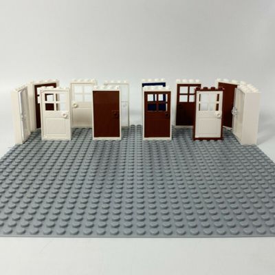 LEGO® Türen gemischt 40 Stück Haus Gebäude Stadt City NEU