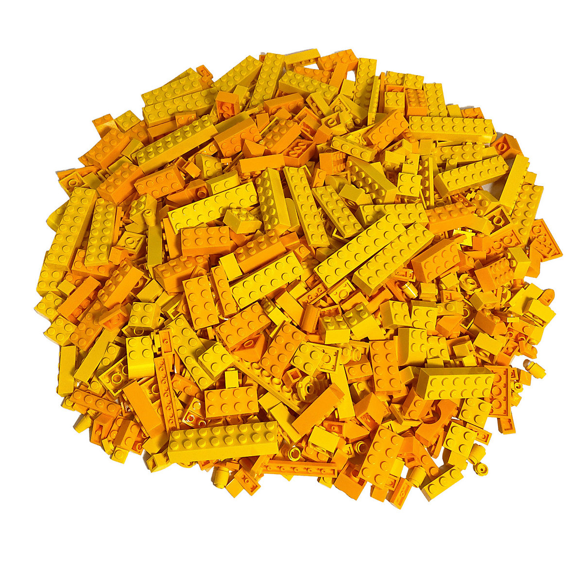 LEGO® Steine Gelb gemischt 250 Stück Yellow bricks mix NEU