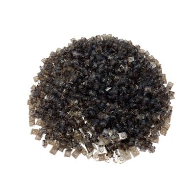 LEGO® 1x1 Platten transparent Schwarz 1000 Stück Trans plate 3024