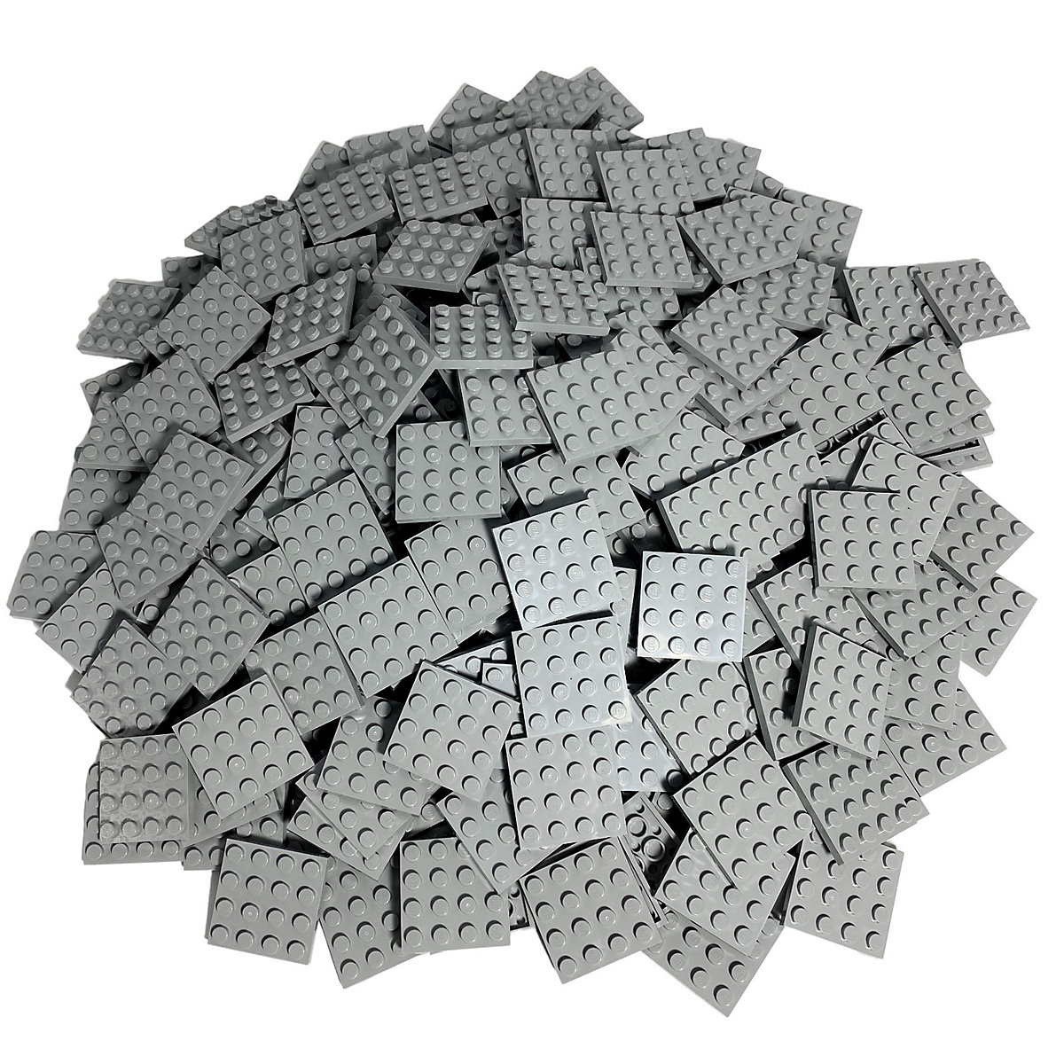 LEGO® Hellgraue 4x4 Platten flache Platten Light Bluish Grey Plate 3031 Stückzahl 100x