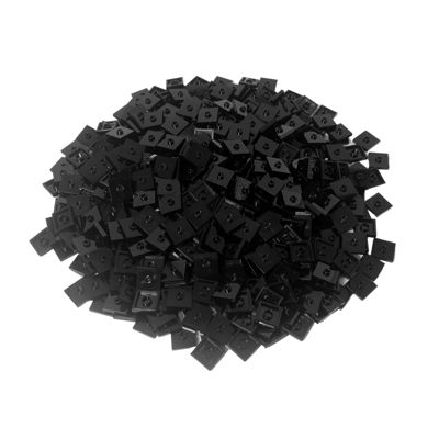 LEGO® 2x2 Jumper Plate Schwarz Black jumper plate 87580 50x