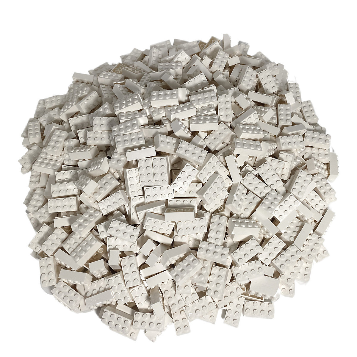 LEGO® 2x4 Steine White 50 Stück Weiß bricks 3001