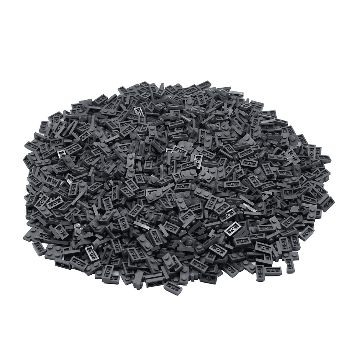 LEGO® 1x2 Platten Dunkelgrau Dark Bluish Grey 3023 Stückzahl 100x