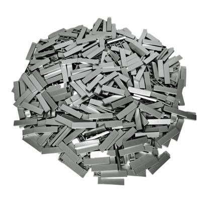LEGO® 1x4 Fliesen Silber 250 Stück Metallic silver tile 2431
