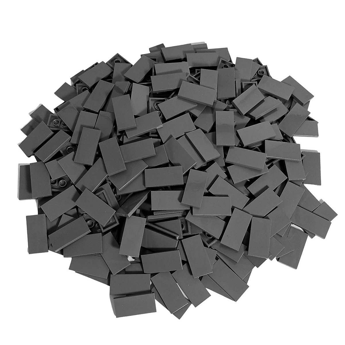 LEGO® 2x4 Fliesen Dunkelgrau 1000 Stück Dark bluish grey tile 87079