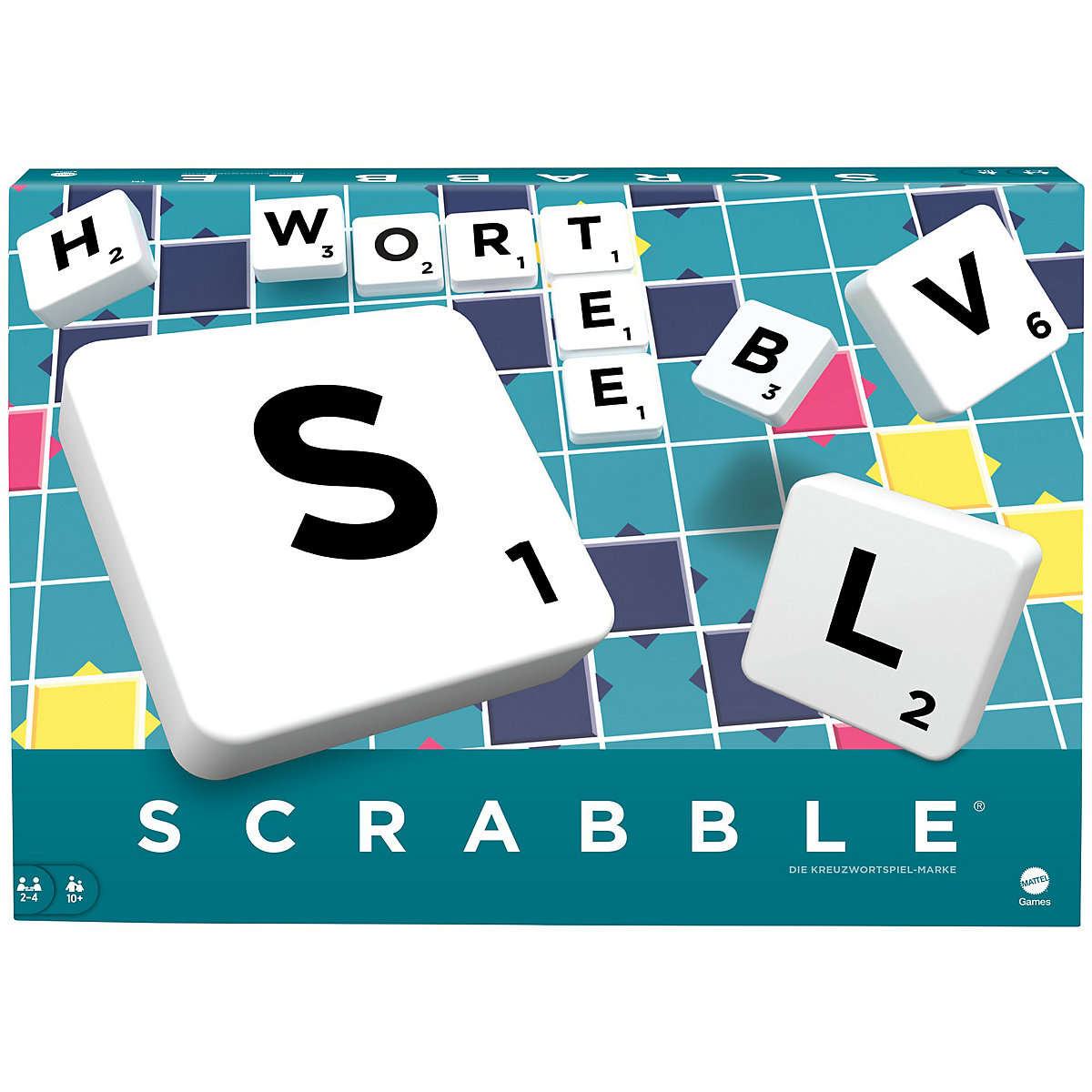 Mattel Games Scrabble Original Gesellschaftsspiel Brettspiel Familienspiel