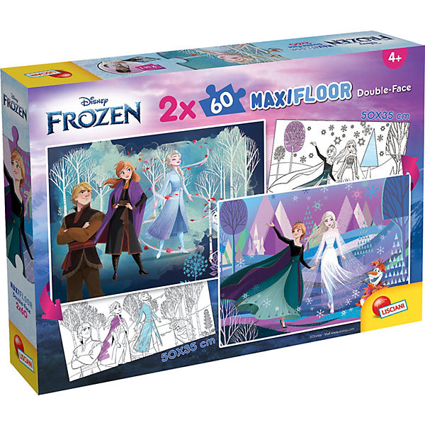 Disney Puzzle Maxifloor DF 2 x 60 Frozen