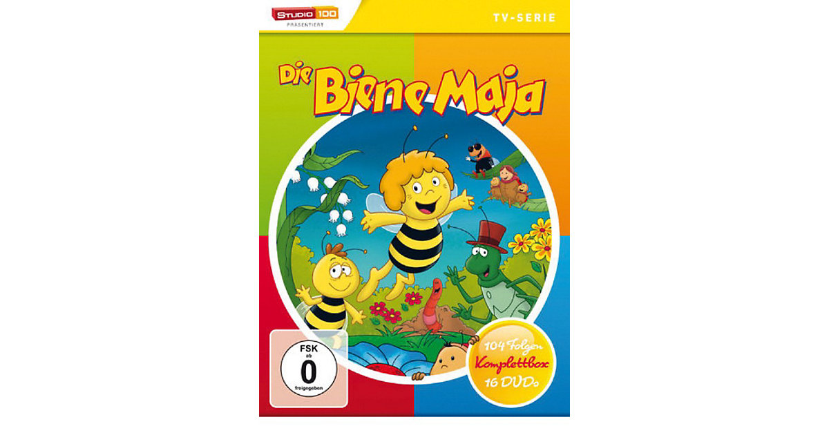DVD Die Biene Maja - Komplettbox (104 Folgen/16 DVDs) Hörbuch