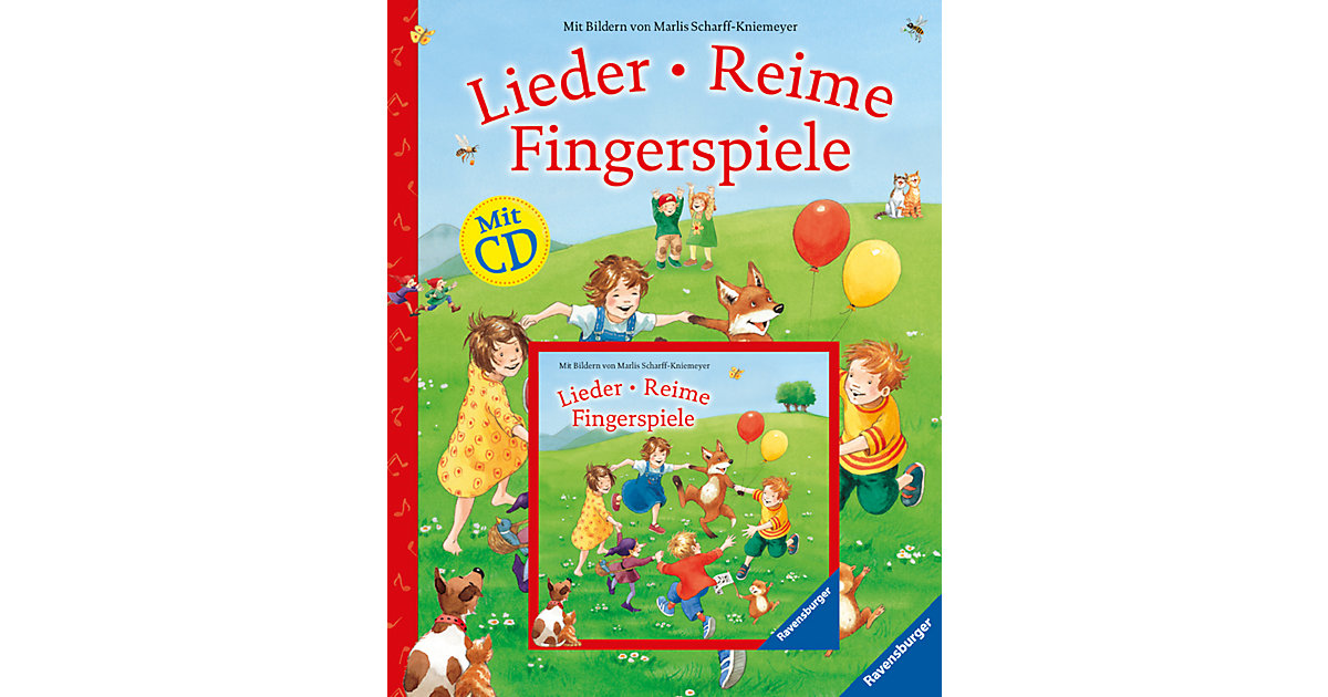Ravensburger · Lieder, Reime, Fingerspiele (mit CD) Ravensburger · Lieder, Reime, Fingerspiele (mit CD)