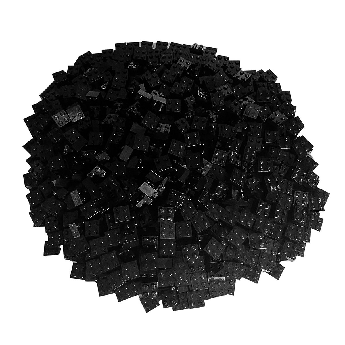LEGO® 2x2 Steine Schwarz 250 Stück -Black Bricks 3003