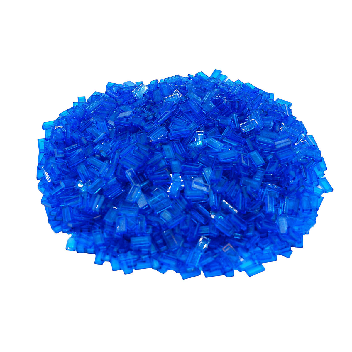 LEGO® 1x2 Fliesen Blau transparent 3069b Stückzahl 500x