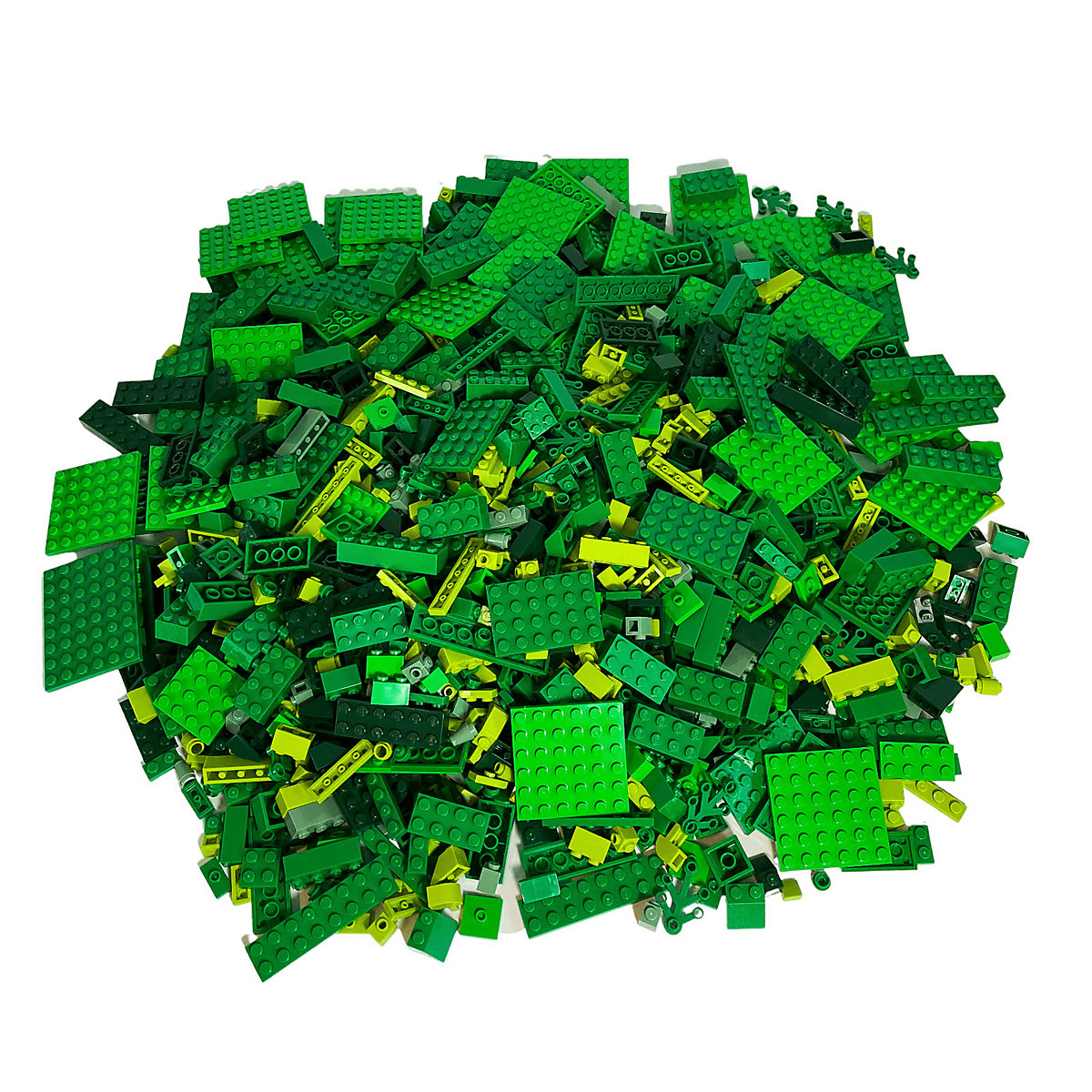 LEGO® Steine Grün gemischt 100 Stück Green bricks mix NEU