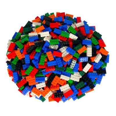 LEGO® 2x4 Steine Bunt 250 Stück Colorful bricks 3001