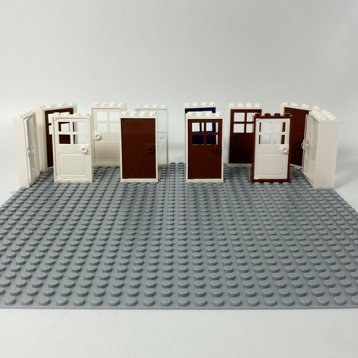 LEGO® Türen gemischt 50 Stück Haus Gebäude Stadt City NEU