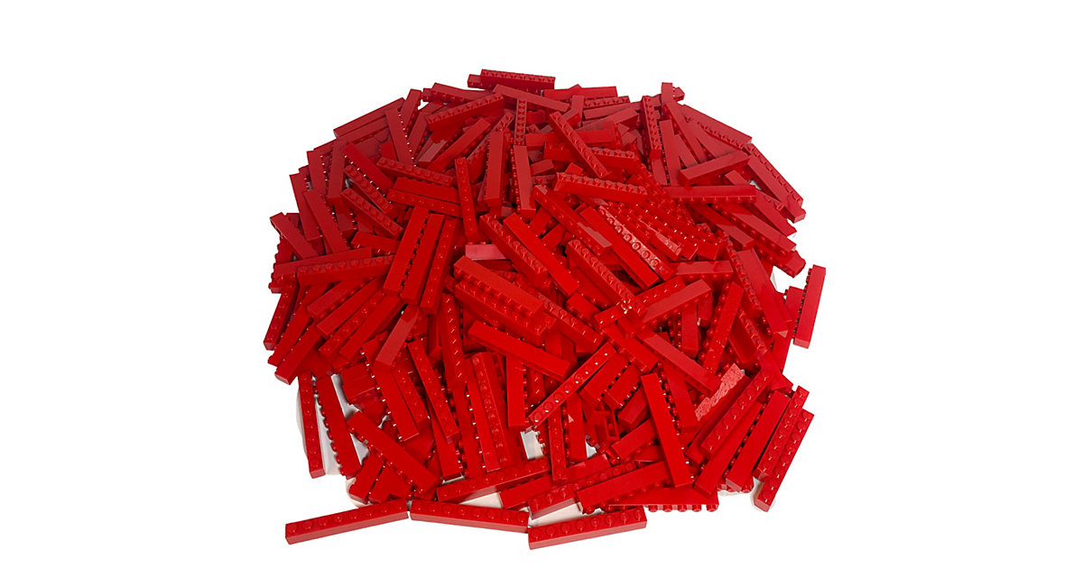 Spielzeug: Lego  1x8 Steine Rot - 50 Stueck - Red bricks 3008 rot