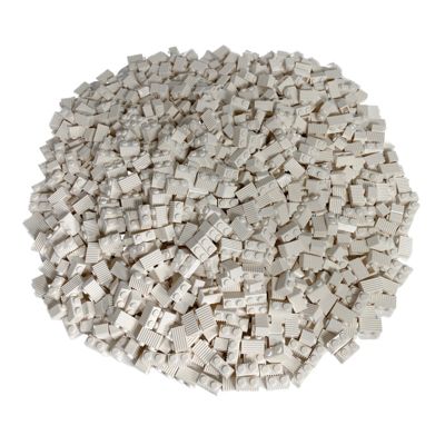 LEGO® 1x2 Riffelsteine Weiß 250 Stueck White 2877