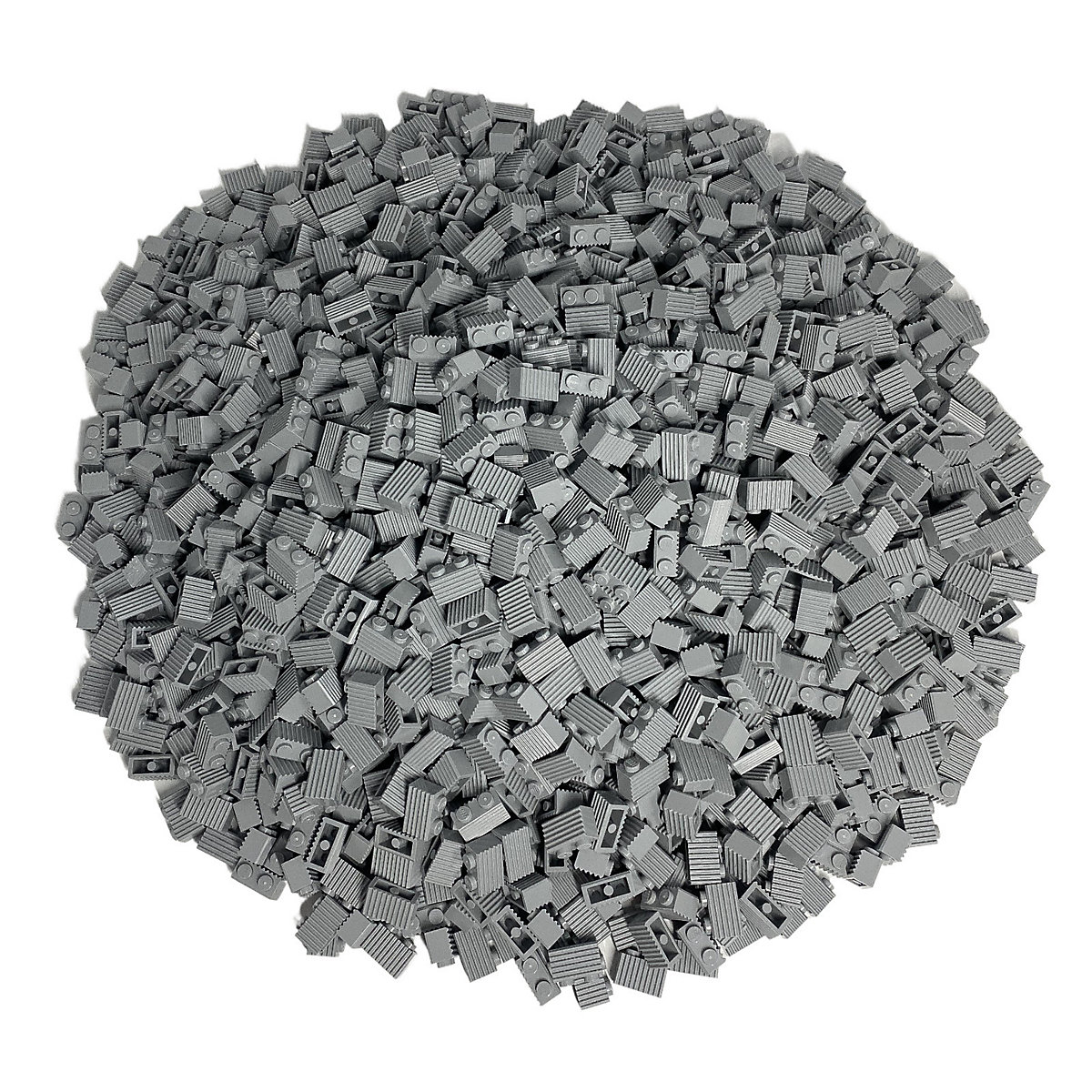 LEGO® 1x2 Riffelsteine Hellgrau 100 Stueck Light bluish grey 2877 LEGO® 1x2 Riffelsteine Hellgrau 100 Stueck Light bluish grey 2877