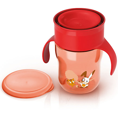 Чашка-поильник, Philips Avent, 260 мл., красный от PHILIPS AVENT