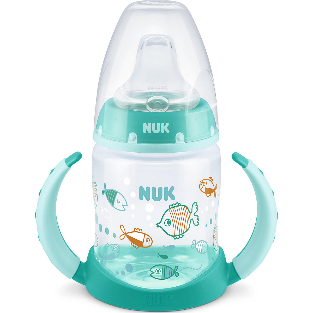 NUK First Choice Trinklernflasche mit Temperature Control 150ml auslaufsicher 6-18 Monate 1 Stück grün