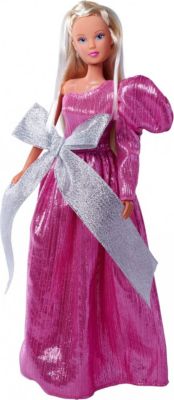 Image of Simba 105733639 - Steffi Love Bow Mazing im rosa Abendkleid, Modepuppe, Ankleidepuppe, 29 cm