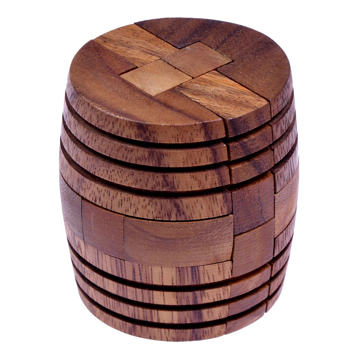LOGOPLAY Barrel Fass 3D Puzzle Knobelspiel aus Holz