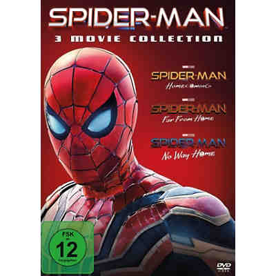 DVD Spider-Man - Homecoming, Far Fom Home, No Way Home (3 DVDs)