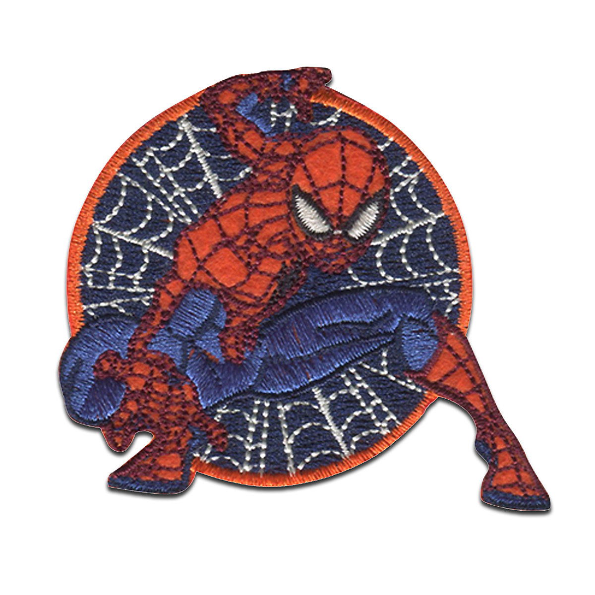 Aufnäher / Bügelbild Marvel Spiderman Comic Netz sitzt Nähsets für Kinder
