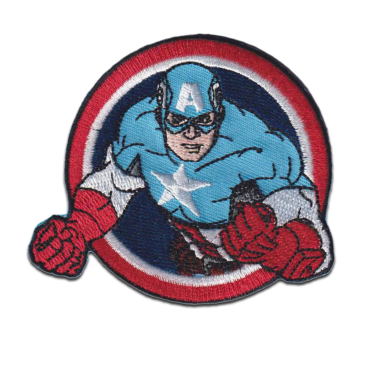 Aufnäher / Bügelbild Marvel Avengers Captain America Button Nähsets für Kinder