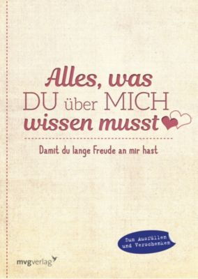 Image of Buch - Alles, was du über mich wissen musst