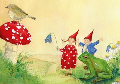 Urachhaus Verlag Postkartenbuch Pippa und Pelle